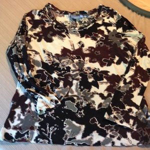 Simply Vera Wang multi colored cotton tee